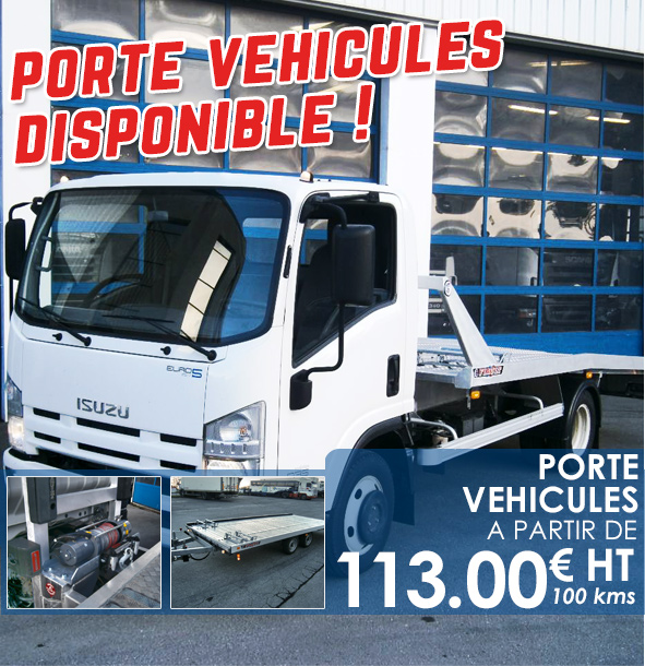 Location camion porte voiture avec chauffeur Arras - France et Benelux